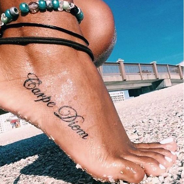 "Carpe Diem" Tattoo Quotes