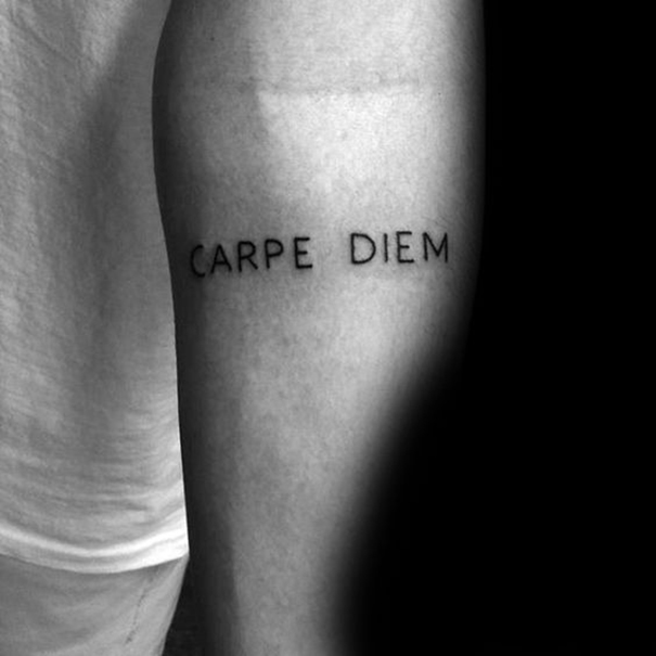 "Carpe Diem" Tattoo Quotes