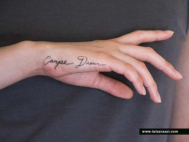 "Carpe Diem" Tattoo Quotes