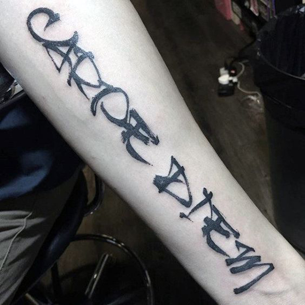 "Carpe Diem" Tattoo Quotes