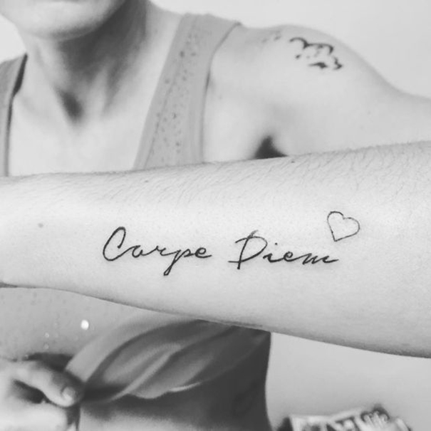 "Carpe Diem" Tattoo Quotes