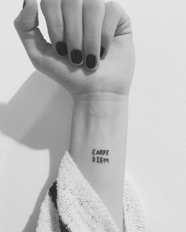 "Carpe Diem" Tattoo Quotes