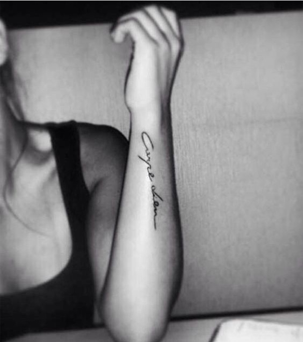 "Carpe Diem" Tattoo Quotes