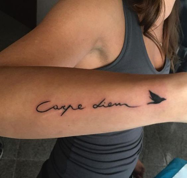 "Carpe Diem" Tattoo Quotes