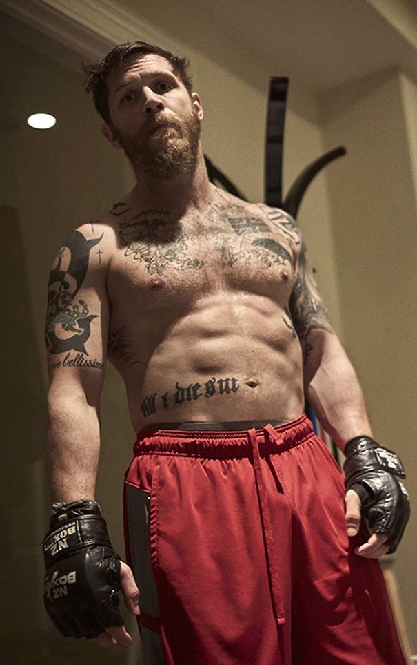 Celebrity Tattoos: Tom Hardy Tattoos