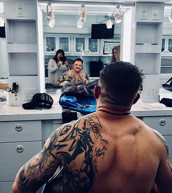 Celebrity Tattoos: Tom Hardy Tattoos