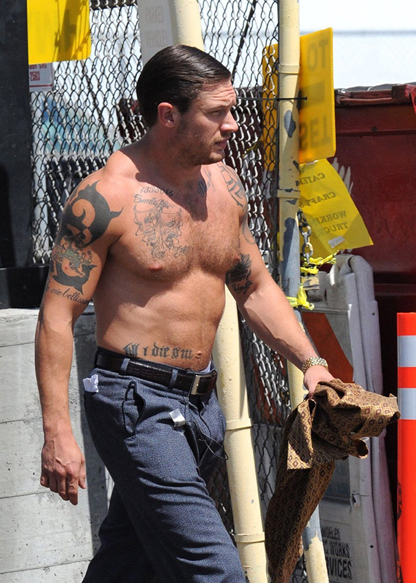 Celebrity Tattoos: Tom Hardy Tattoos