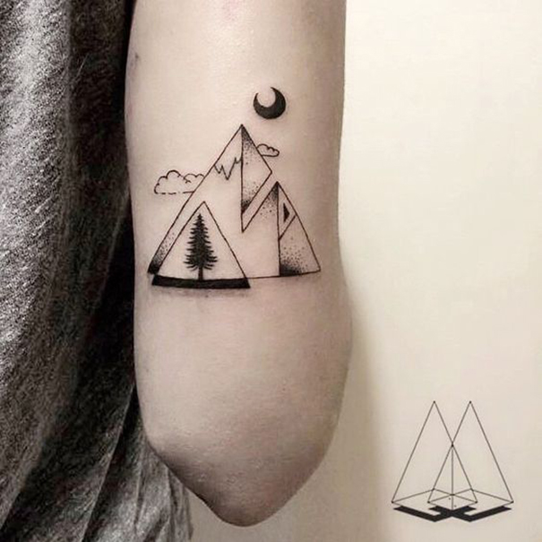 35 Unique Triangle Tattoo Designs 2022