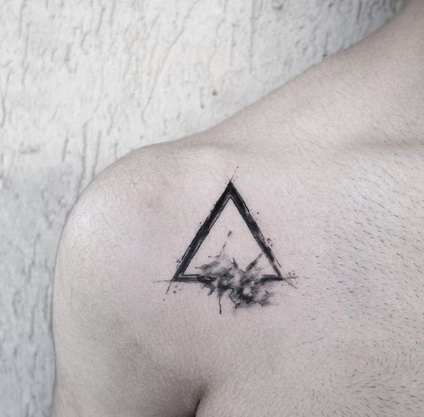35 Unique Triangle Tattoo Designs 2022