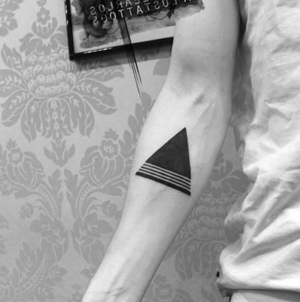 35 Unique Triangle Tattoo Designs 2022