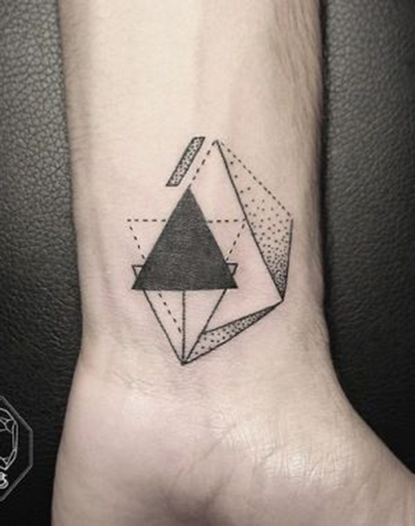 35 Unique Triangle Tattoo Designs 2022
