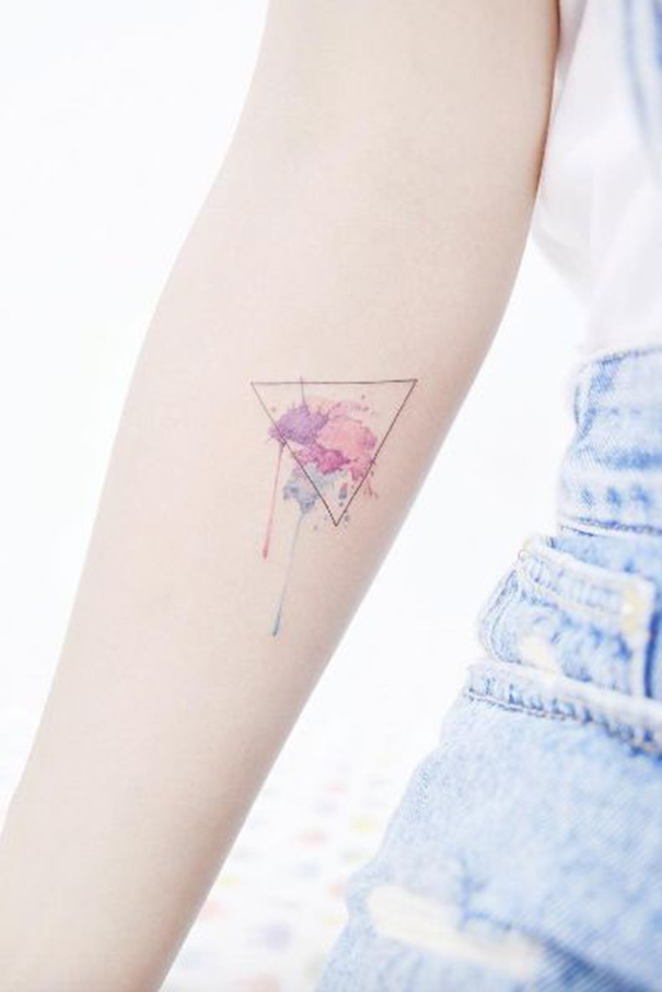 35 Unique Triangle Tattoo Designs 2022