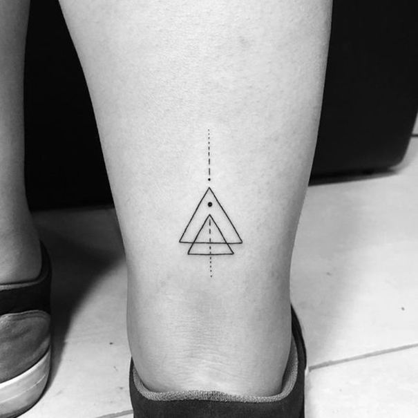 35 Unique Triangle Tattoo Designs 2022