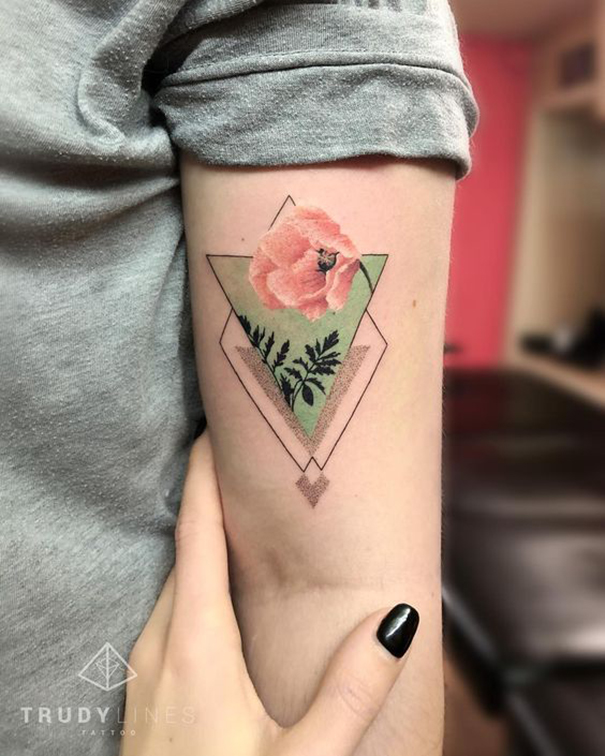 35 Unique Triangle Tattoo Designs 2022