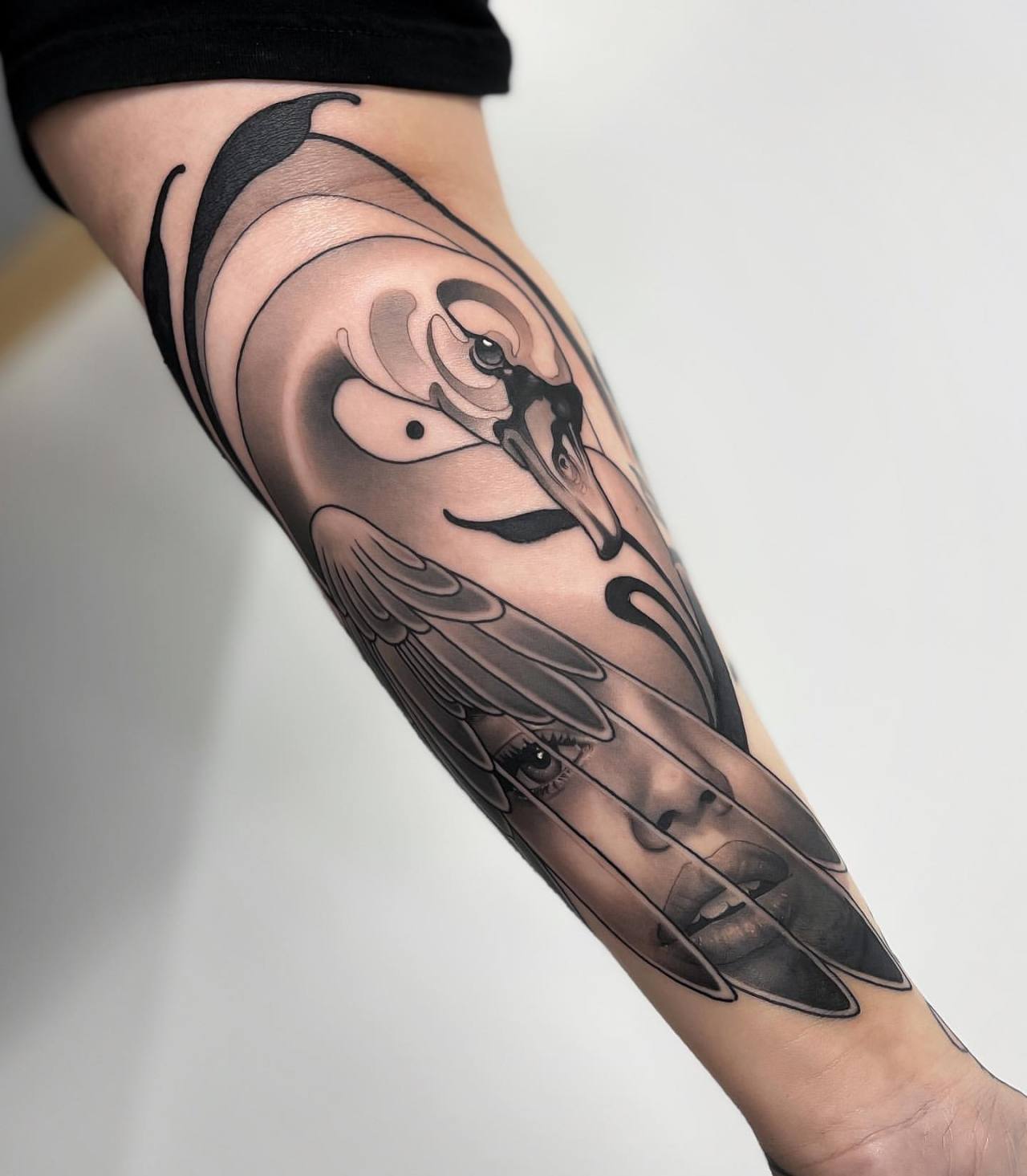 30+ Dazzling and Eye-Catching Swan Tattoo Designs
