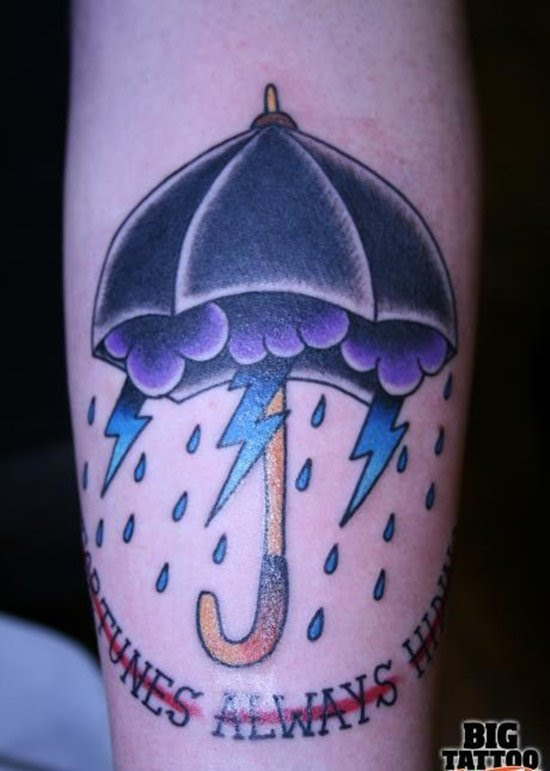26 Outstanding Umbrella Tattoo Design Art Ideas