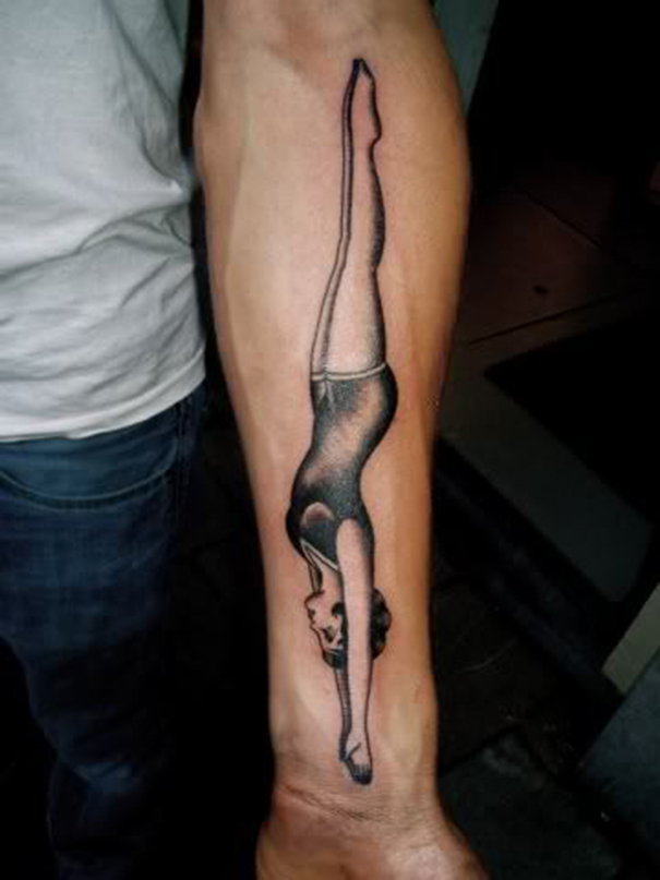 Vintage Pin-Up Girl Tattoo Designs