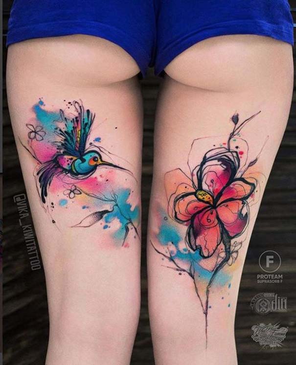 Top 50 New Watercolor Tattoo Designs 2022