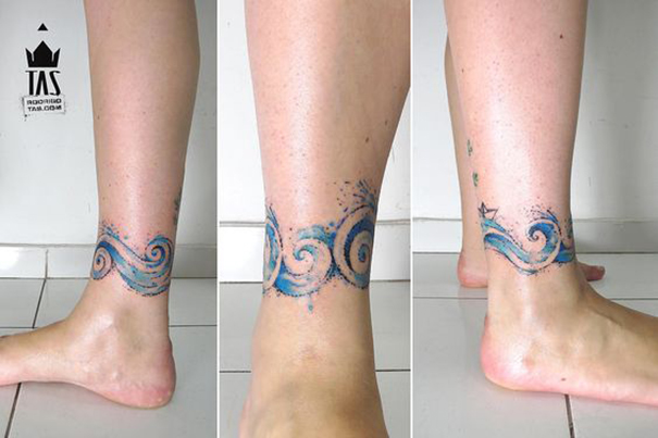 60 Perfect Wave Tattoo Designs