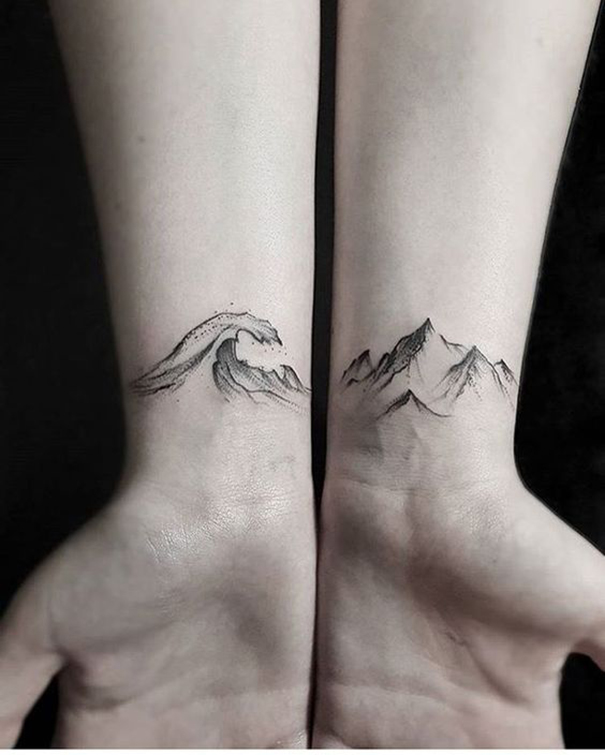 60 Perfect Wave Tattoo Designs