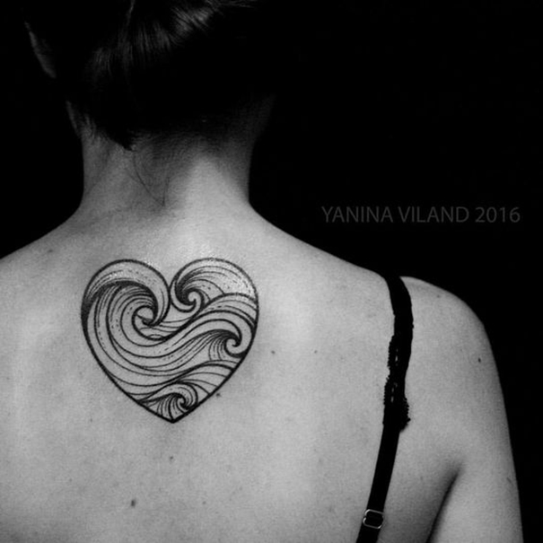 60 Perfect Wave Tattoo Designs