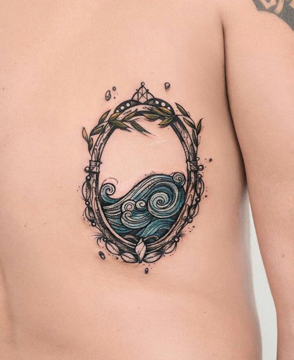 60 Perfect Wave Tattoo Designs