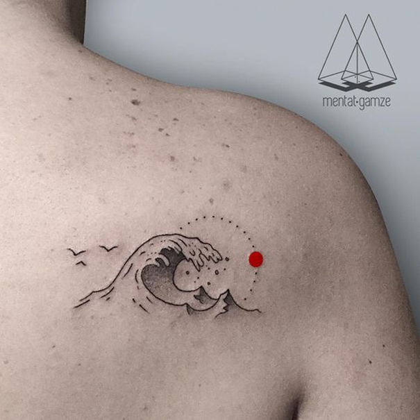 60 Perfect Wave Tattoo Designs
