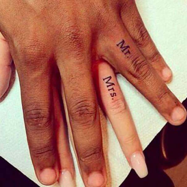 Matching Tattoos 2022: Wedding Ring Tattoo Ideas