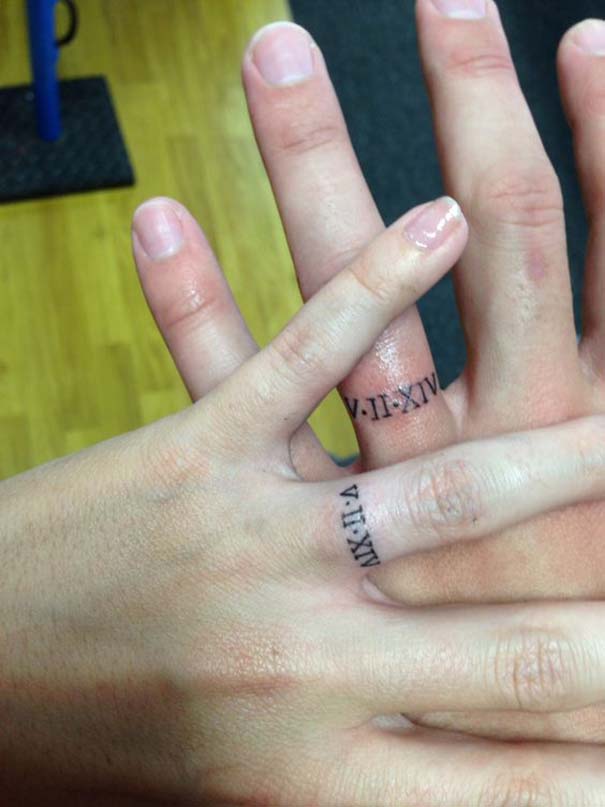 Matching Tattoos 2022: Wedding Ring Tattoo Ideas