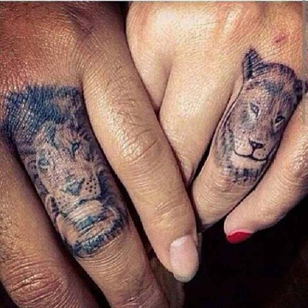 Matching Tattoos 2022: Wedding Ring Tattoo Ideas