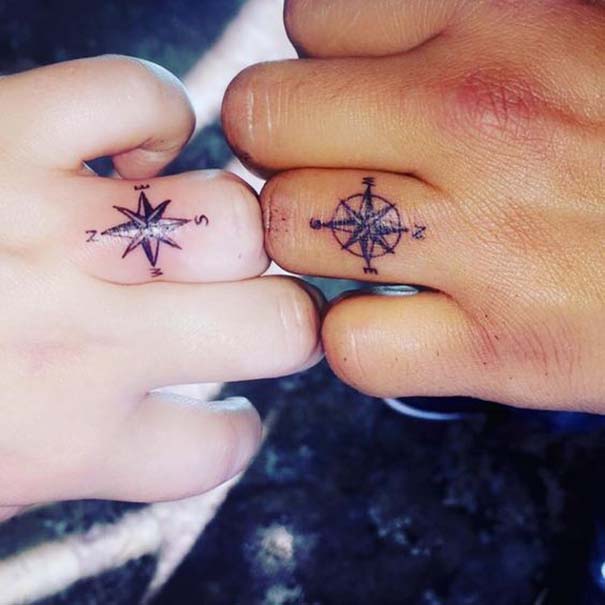 Matching Tattoos 2022: Wedding Ring Tattoo Ideas