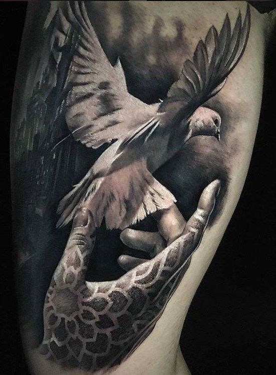 20+ Most Beautiful Dove Tattoo Designs and Their Meanings