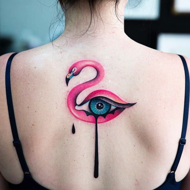 Tattoo trends for 2022: Flamingo Tattoos
