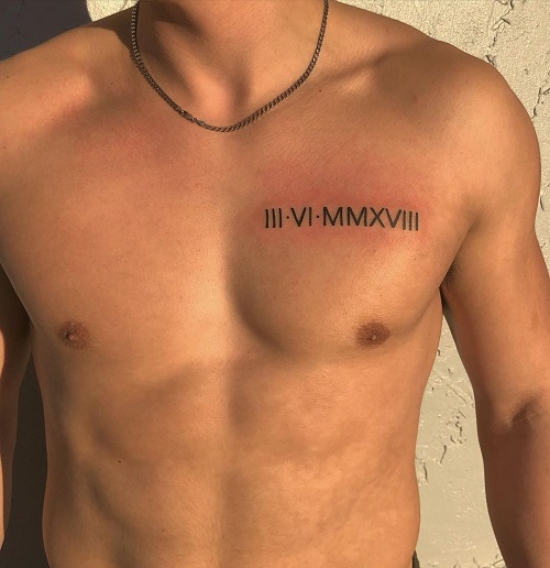 Top Roman numeral tattoos for men and women