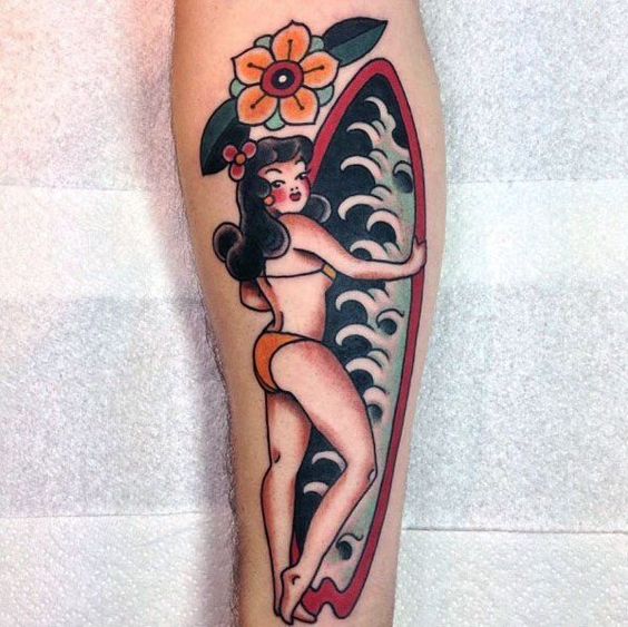 Sailboard Tattoo Designs for everyone