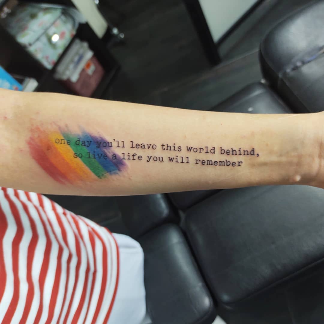 The Top 25 Typewriter Font Tattoo Concepts (2022 Inspiration Guide)