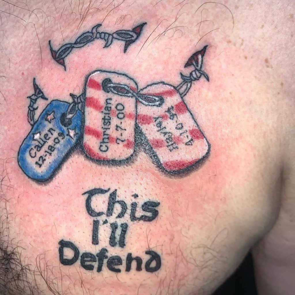 Unique Dog Tag Tattoos: Designs and Meanings - Tattoo Trends