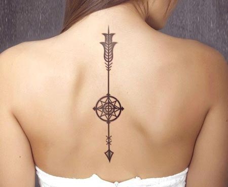 50 Back Tattoos, Which Will Help to Highlight the Female Beauty
